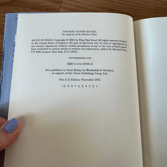 Alice in Exile By Piers Paul Read - Picture 2 of 3